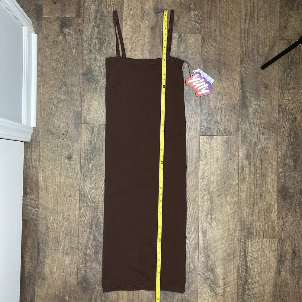 NWT Yitty Fabletics Nearly Naked Shaping 5 in 1 Convertible Dress Bossed Brown L - Picture 8 of 9